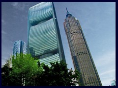 Pearl River Tower (310m, 71 floors) and The Pinnacle (360m, 60 floors). Built 2011 and 2012.